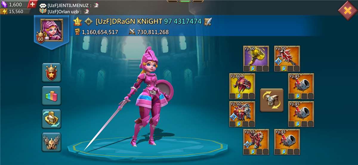продажа аккаунта к игре Lords Mobile